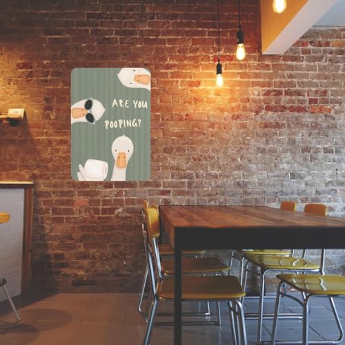 Image of Zesta Bathroom Decor Items Washroom Decor Tin Sign | Aesthetic Posters Wall Poster for Bedroom | Magnetic Cafe Decoration Items / Restaurant Decorations Items | Quirky Home Decor Bar Accent (Bathroom (2))
