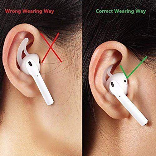 Image of Crysendo Soft Silicone Earbuds Eartips Case Cover for JBL Tune 205 Buds (Transparent)