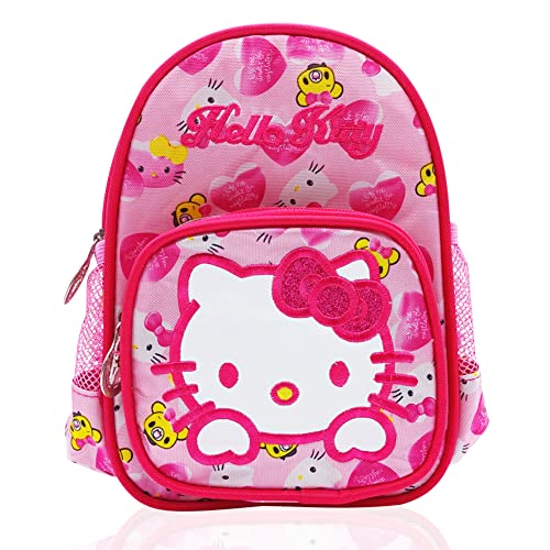Sac à Dos Enfantl, Sac d'école pour Enfants Hello Kitty, cartable pour enfants Hello Kitty, Sac à Dos Enfant, Préscolaire Bagages Tout-Petits Sac à Dos (Rose)