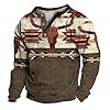 Men's Long Sleeve T-Shirt with Print Design for Outdoor Activities Leisure, J, 3XL #1