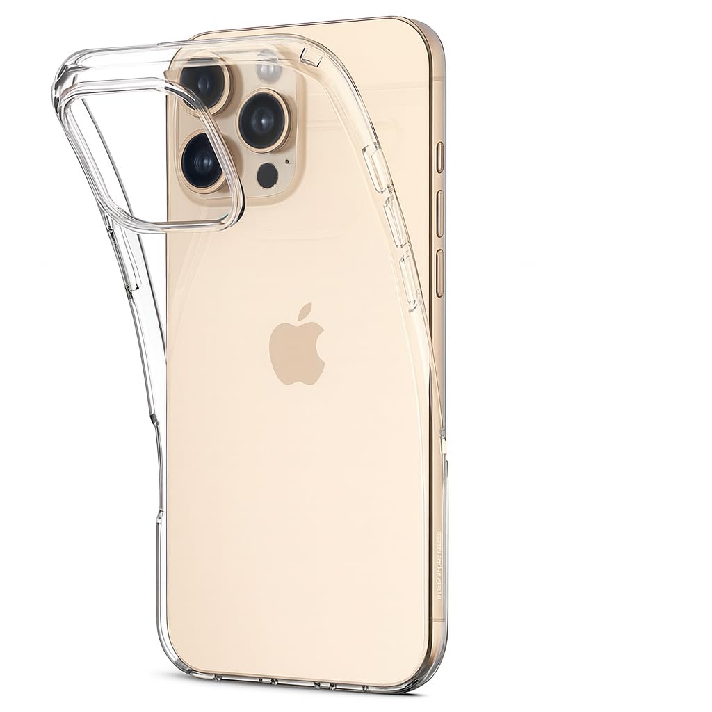 Hespa Silicone Transparent Back Cover Only for XR to 16 PRO Converter (Only Silicone Plain Cover)