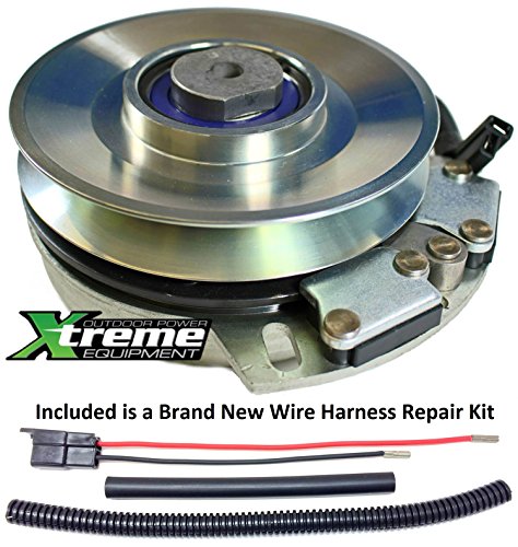 Xtreme Outdoor Power Equipment Bundle - 2 Items: PTO Electric Blade Clutch, Wire Harness Repair Kit. X0354 Replaces Snapper PTO Clutch 5100915 5100915SM S50X/S50XT w/Harness Repair Kit !