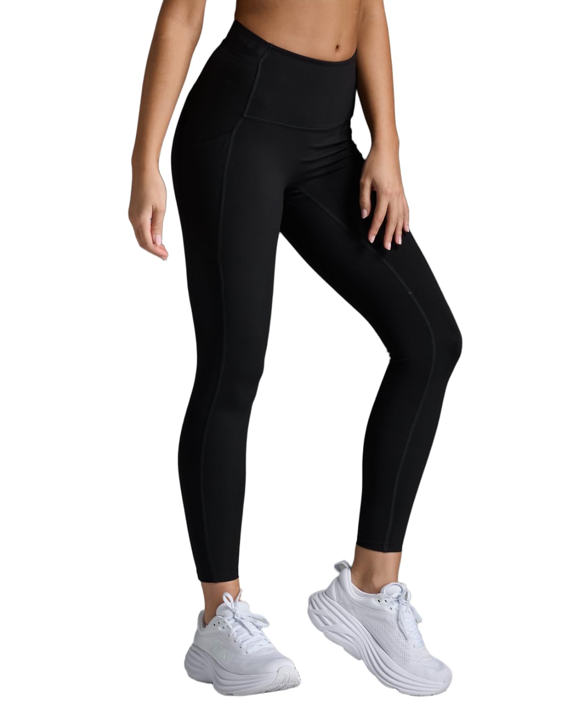 2XU Form Stash Hi-Rise Compression Tight - Performance Activewear per allenamento, recupero migliorato, nero/nero