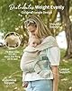 GROWNSY Baby Carrier Newborn to Toddler, Cozy Baby Wraps Carrier, Ergonomic Baby Carrier with Head Support, Cream #5