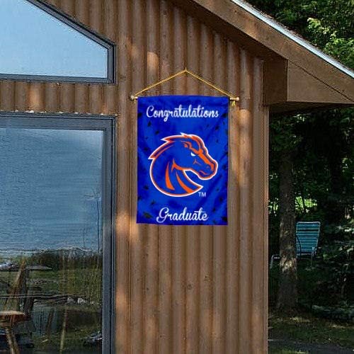 Boise State Broncos Graduation Gift Banner Flag - Image 3