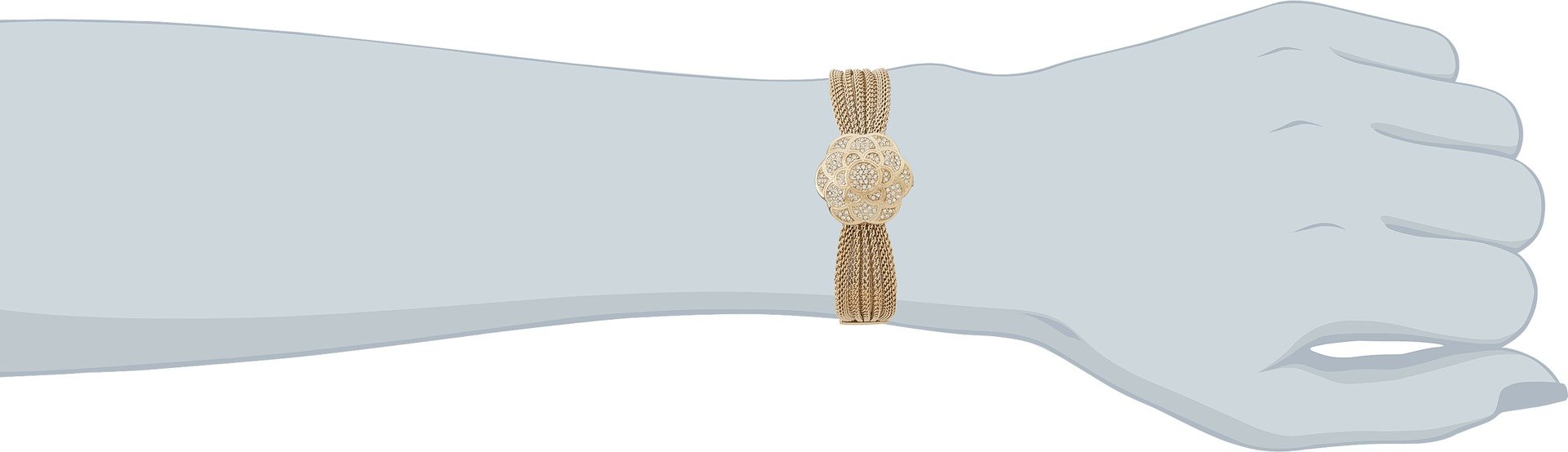 Anne Klein Womens AK1046CHCV Premium Crystal-Accented Watch product thumbnail 4