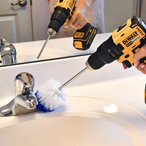 RotoScrub 10-Pc All-in-One Home Cleaning Drill Accessory Combo Kit