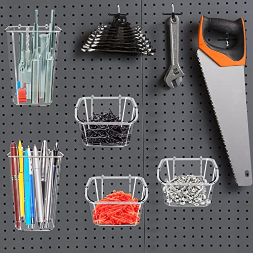 image for Daanxw 248PCS Pegboard Accessories Organizer Kit,1/8 and 1/4 inch Pegb
