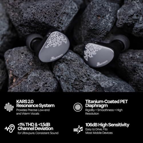 Image of Linsoul Kiwi Ears Cadenza II 10mm Titanium Driver in Ear Monitor IEMs