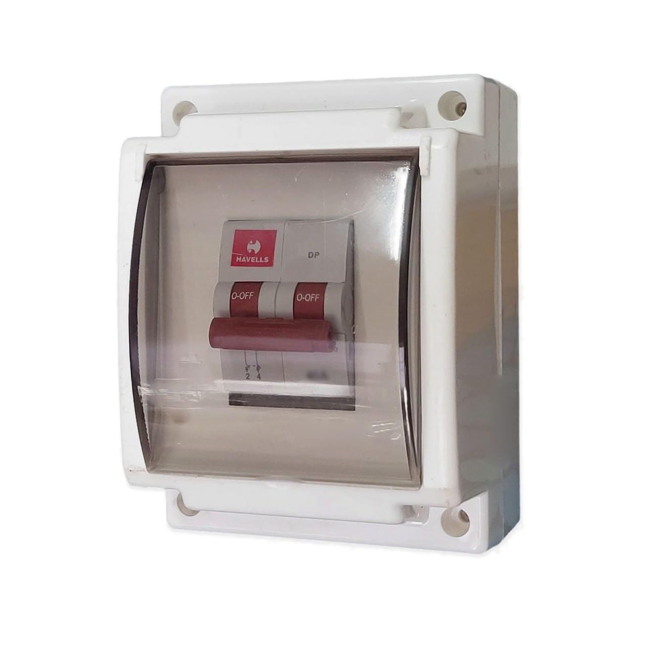 Daystar AC 2 Pole (DP) Isolator/Switch Disconnector With Pvc MCB Box Door Type Transparent Cover - (125A Isolator With DB Box)