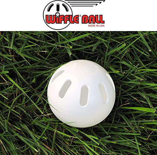 24 Balles De Wiffle® Officielles, Plastique Blanc, Pour Batting Practice