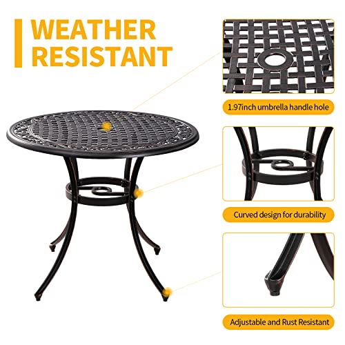 Comparativas de Mesa de aluminio redonda para comprar hoy. 27 Imagen adicional