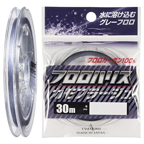 YAMATOYO Harris Fluoro Camuflaje Fluorocarbono 30 m Gris miniatura 1