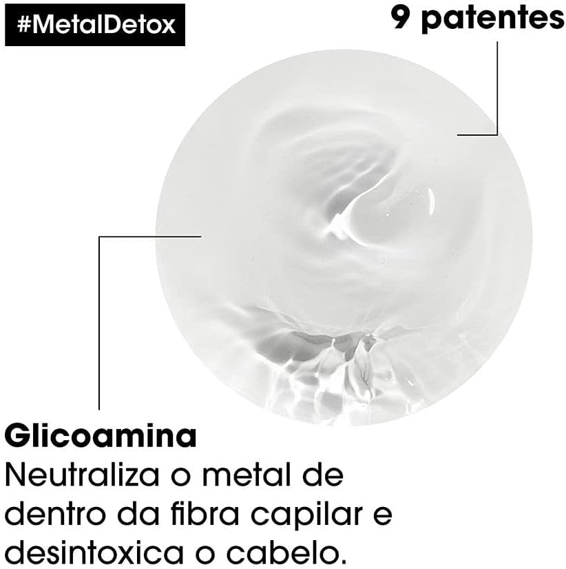 L'Oreal Serie Expert Metal Detox Anti-Metal Cleansing Cream Shampoo 1500ml, Weiß, 300 ml (Pack of 1) - Image 5