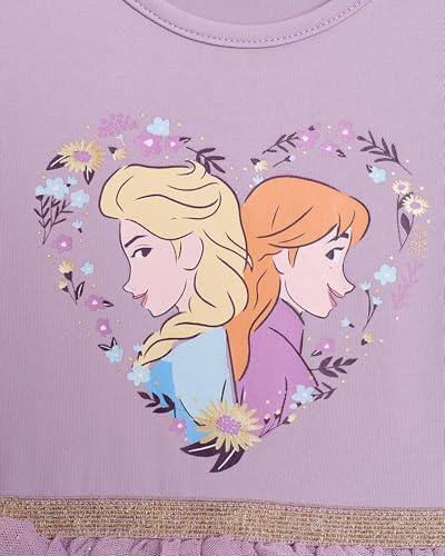 Disney Princess Long Sleeve Tutu Dress for Girls – Cute Toddler Kids Dresses Featuring Cinderella, Belle, Elsa & Tiana4