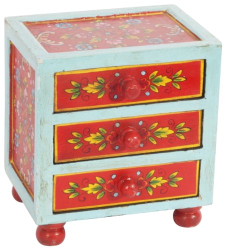Preisvergleich Produktbild Ian Snow Gypsy-Drawers, türkis / rot