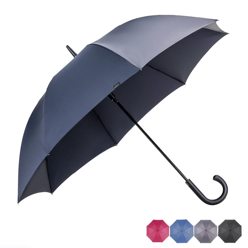 Paraguas Para Hombre - Gran paraguas resistente al viento - Apertura Automática - Superimpermeable - Resistente a los Tifones - Protección Contra la Lluvia para la Temporada de Lluvias