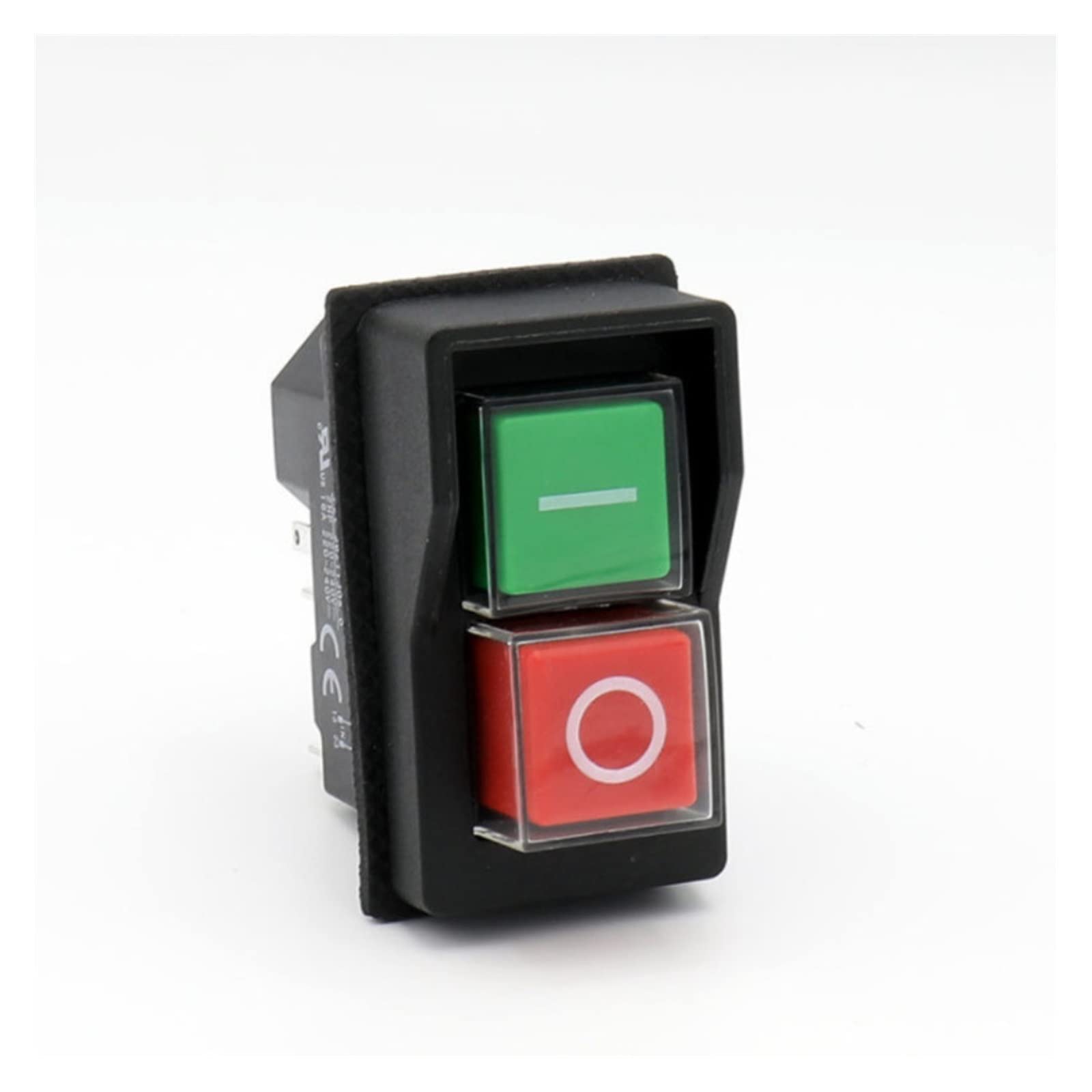 Botón de Interruptor de Encendido KJD17 5 Pines Interruptores de botón de Arranque electromagnético 16A AC250V IP55 Máquina Impermeable Equipo de Herramientas de jardín Interruptor de Seguridad
