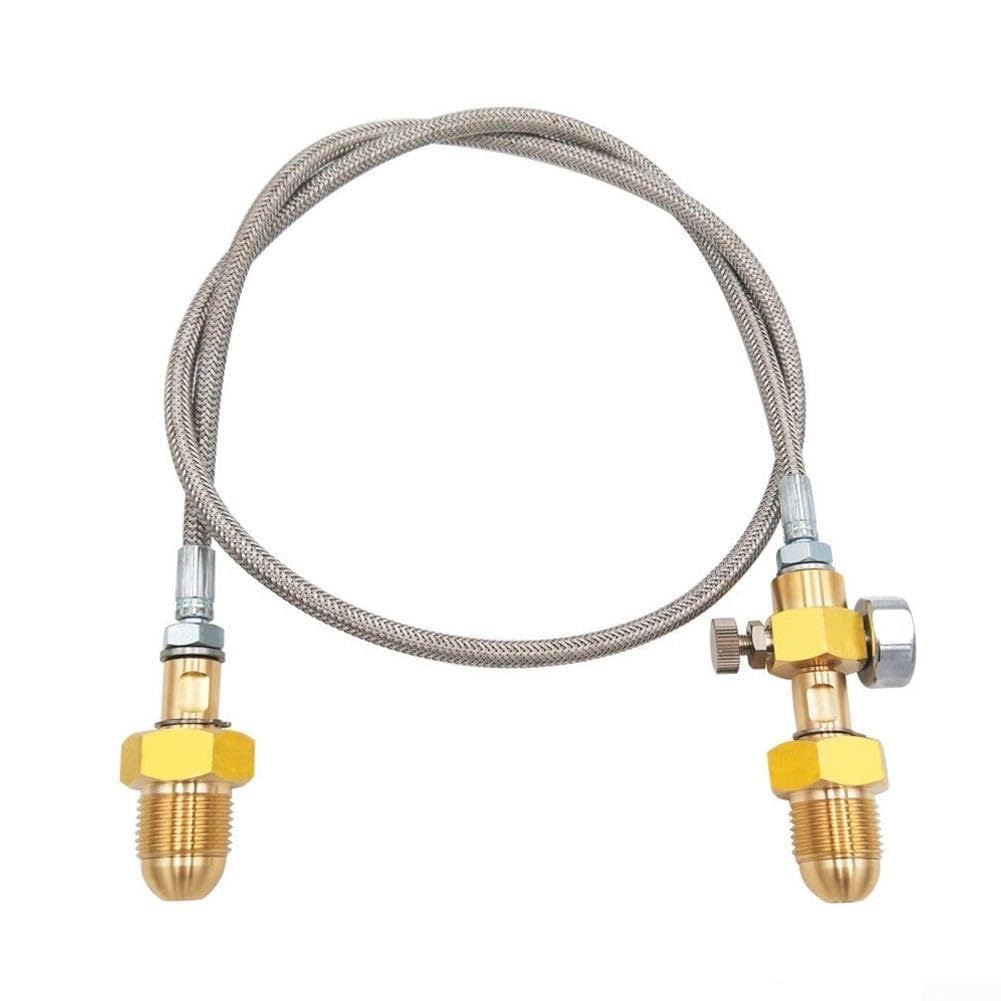 Adaptateur station remplissage bouteille de gaz BS 341 et tuyau flexible haute pression style 1