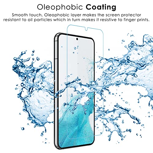Image of KAPAVER Glas HD EasyDO 2.5D Samsung Galaxy S22 Plus Tempered Glass Screen Guard Protector /Screen Guard Compatible with Galaxy S22 Plus (Pack of 2 Glass with 1 Easy Applicator) Transparent Clear