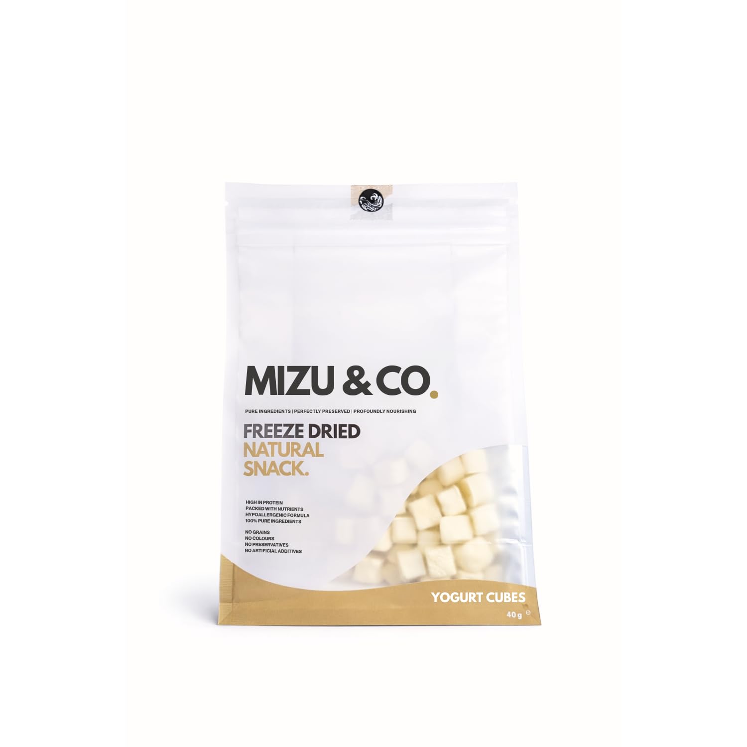 Mizu&Co Freeze Dried Yogurt Cubes High-Protein, Natural Snacks for Cats & Dogs (70g)
