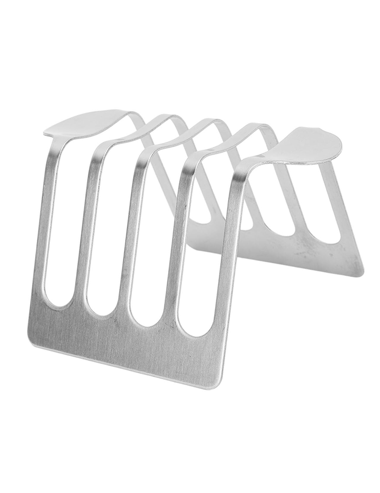 Estante para tostadas de acero inoxidable, capacidad de 4 rebanadas, estilo victoriano, para enfriar pan y soporte para tostadas para servir en la cocina
