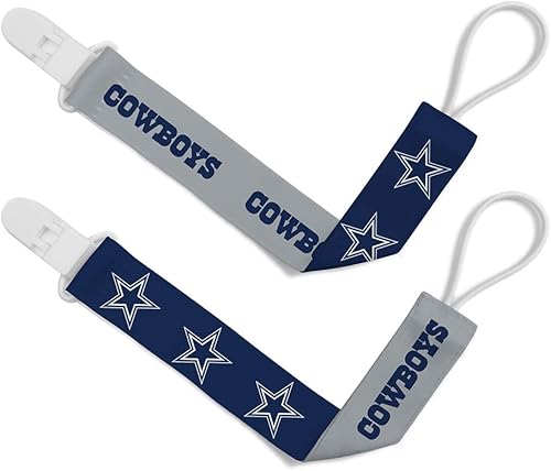 BabyFanatic - Paquete de 2 clips unisex con licencia oficial, NFL Dallas Cowboys - Ropa para bebés con licencia oficial disponible en Yaxa Peru