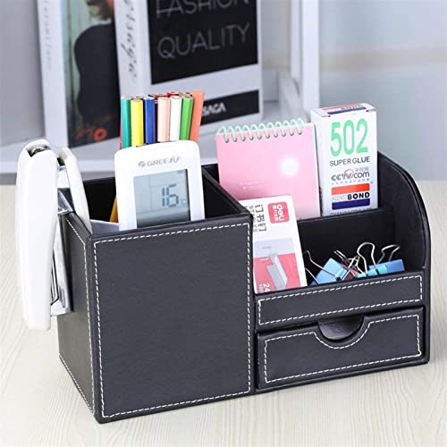 Porte-documents en cuir noir bureau efficace étudiants professeurs - 7