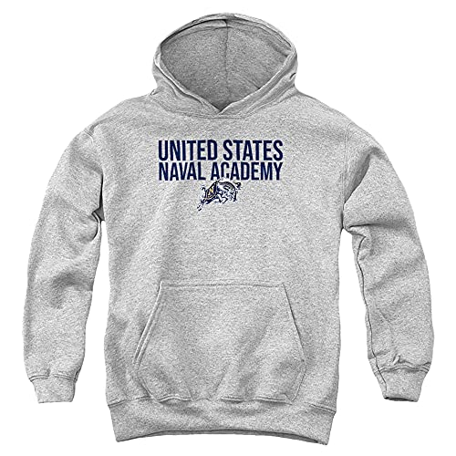 Us Naval Academy Official Stacked Youth Kids Boy/Girls Pull-Over Hoodie Sweatshirt