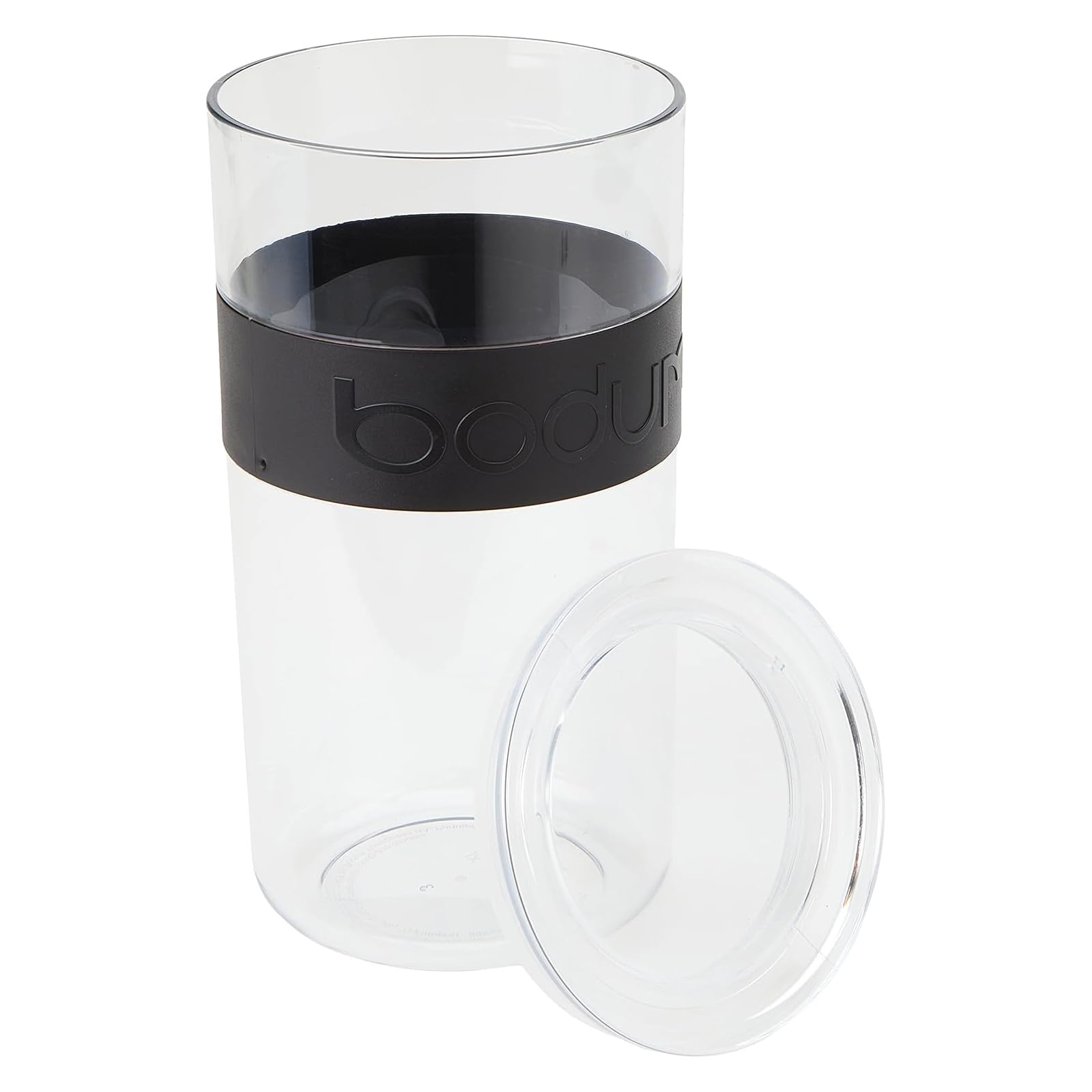 Bodum PRESSO Vorratsgläser, Kunststoff, Schwarz, 4 x 0.25 l, 3 x 0.6 l, 3 x 1 l, 2 x 2 l 4 x 0.25 l, 3 x 0.6 l, 3 x 1.0 l, 2 x 2.0 l