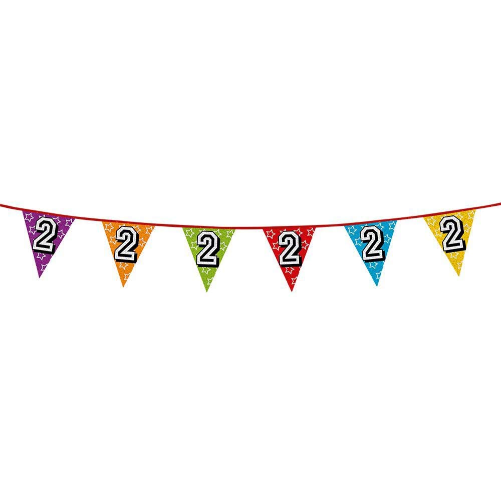 Set De 5 Banderines Tipo Lino Patio Color Decoración Boda | Cuotas Sin