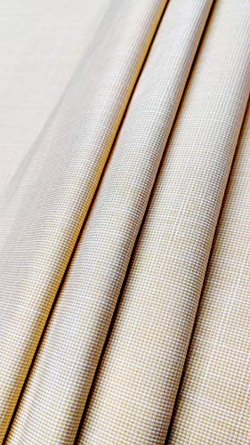 Image of JHABAK'S Unstitched Polycotton Giza Cotton Shirt Fabric For Men - Combo Pack of 2-1.60m Shirt Cloth Piece - 58 inch Width
