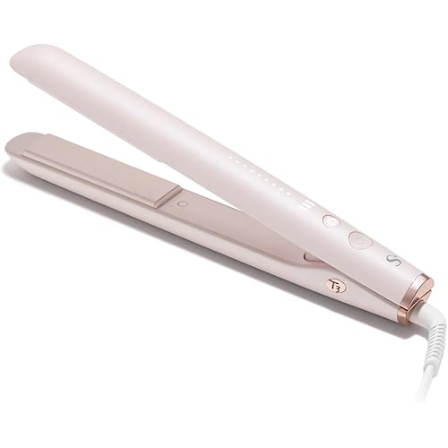 T3 SinglePass StyleMax Professional 1" Ceramic Flat Iron with Custom Heat Automation, 9 Heat Settings, Longer Ceramic Plates, for Straightening, Waving, Curling & Styling