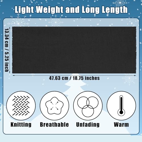 Bencailor 3 Pcs Kids Neck Warmer Winter Knitted Neck Gaiter Kids Infinity Scarf Circle Loop for Toddler Boys Girls3