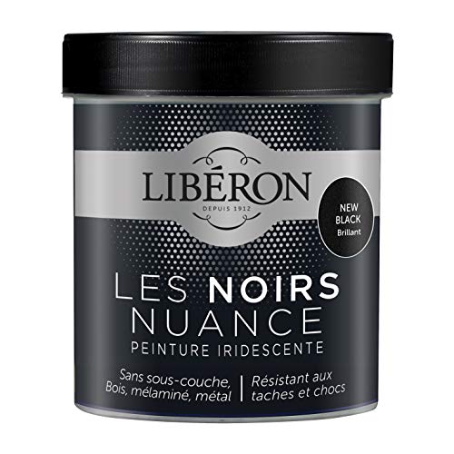 LIBERON Peinture décorative Les noirs nuance, New black brillant, 500 ML