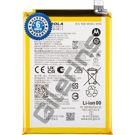 Image of Original NH50 Battery for Motorola G22 (XT2231-1, XT2231-2) Battery with 6 Month Warranty** (SEP0022)