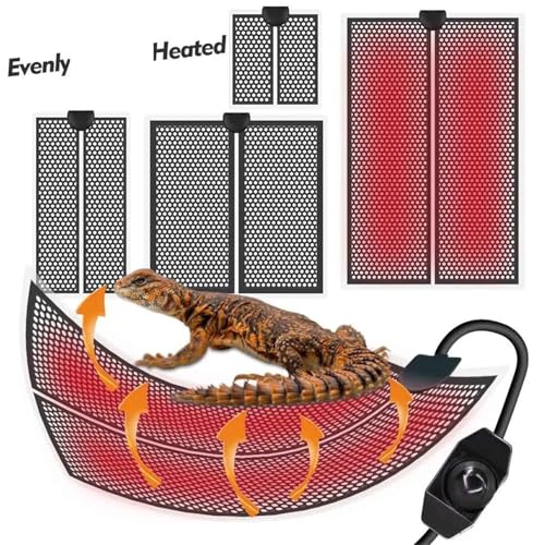 Alfombrilla térmica para reptiles 14W 28x28cm miniatura 2