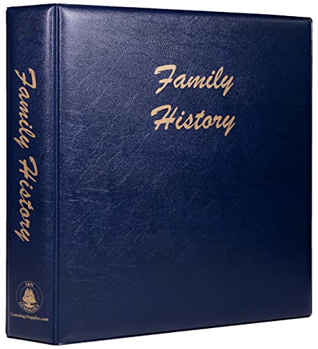 S&N Genealogy Supplies - A4 Binder Family History (Blue)