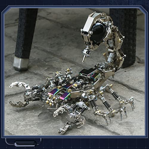 Gioco di Puzzle Puzzle a Forma di Scorpione per Adulti 1000 Pezzi e Oltre Puzzle 3D in Metallo con Altoparlante Bluetooth Puzzle 3D per la Decorazione del Tempo