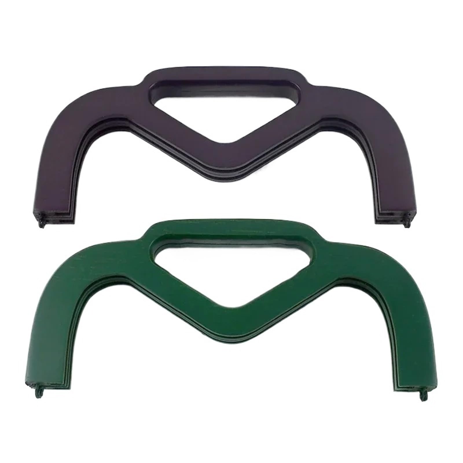 Asa de madera for bolso 25 cm, marco magnético for monedero, soporte costura for bolsos mujer, asas, accesorios bricolaje(LightGreen)