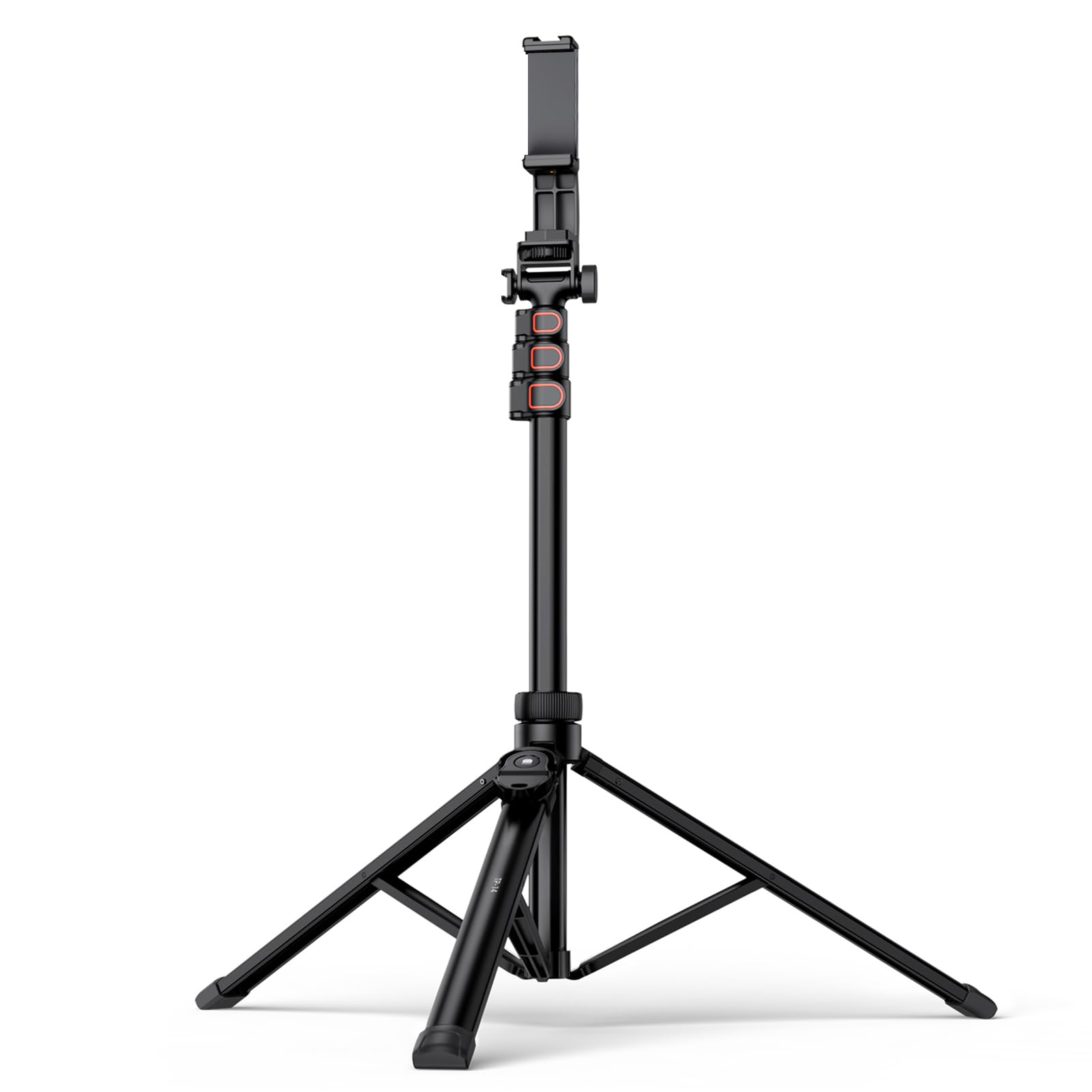 Fockety Treppiede per Telefono, Bastone Selfie Allungabile da 160 Cm in Lega di Alluminio, Treppiede per Vlogging con Telecomando Bluetooth per YouTuber Vlogger Riunioni di Famiglia in Streaming Live