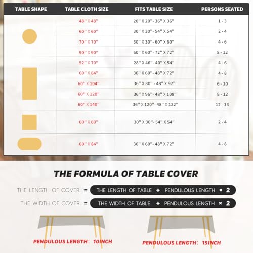 Image of Horaldaily Spring Tablecloth 60 x 84 Inch Oval Green Eucalyptus Seasonal | Washable Table Cover for Party Picnic Dinner Decor