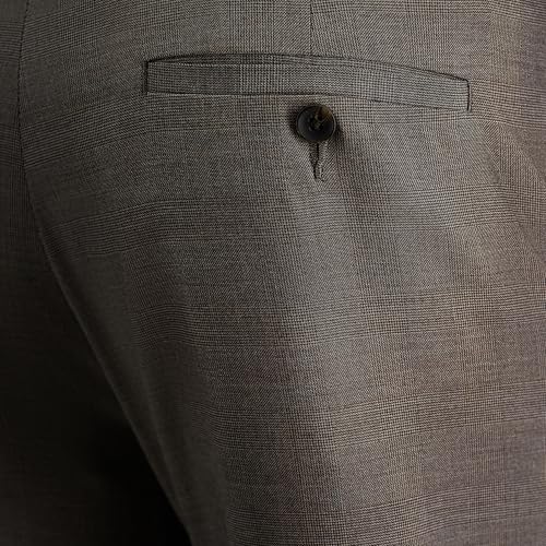 Haggar Men's JMH Classic Fit Suit Seperates-Pants and Jackets, Medium Taupe4