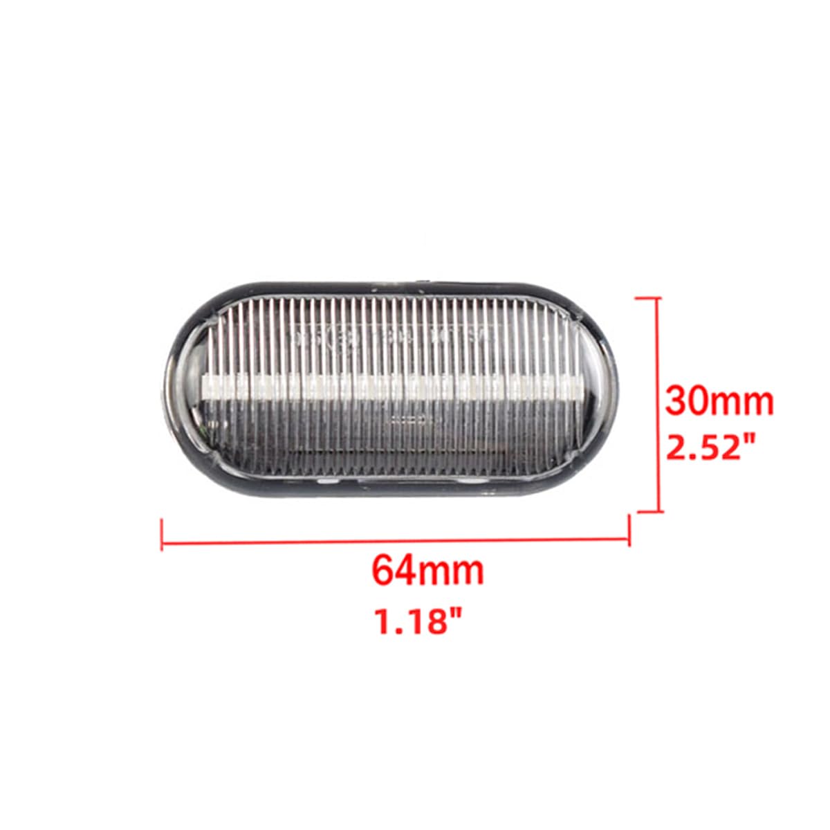 Wzmacniacz ?wiate? obrysowych LED samochodu Dynamiczny kierunkowskaz kompatybilny z Nissanem Tiida C11 Uwaga E11 NE11 Micra K12 NP300 Navara D40 Qashqai J10, przezroczysty obiektyw