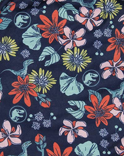 INTIMO Jurassic World Girls' Movie Film Clever Girl Flower Sleep Pajama Set Shorts4