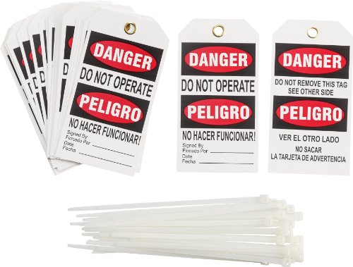 Brady Tg400b Prinzing Dangertag éviter les accidents de maintenance par un marquage clair