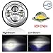 Belt&Road 7 Inch Round Super White LED Headlight for 2014-2023 + HD Street Glide Special and Road King Special,Hi-Lo Beam Headlight With Dual Beam Adapter,Chrome Housing