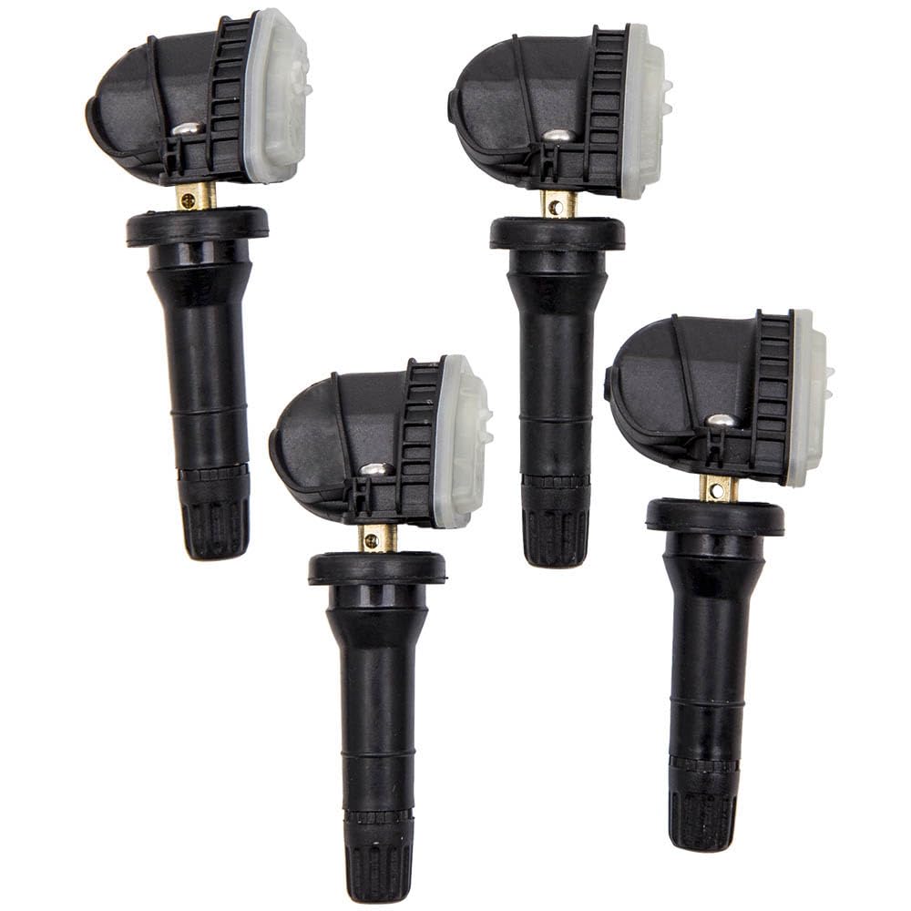 4Pcs T PMS Tyre Pressure Sensor Car Tire Pressure Black