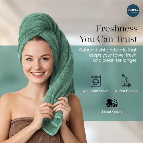 Image of Jasmine Quick Dry, Super Absorbent, Soft Beach, Bath & Sports Towel, Teal, 70 x 140cm, 350GSM