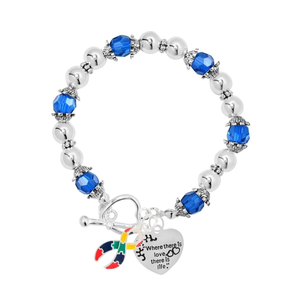Fundraising For A Cause Autism Awareness Puzzle Piece Bracelets